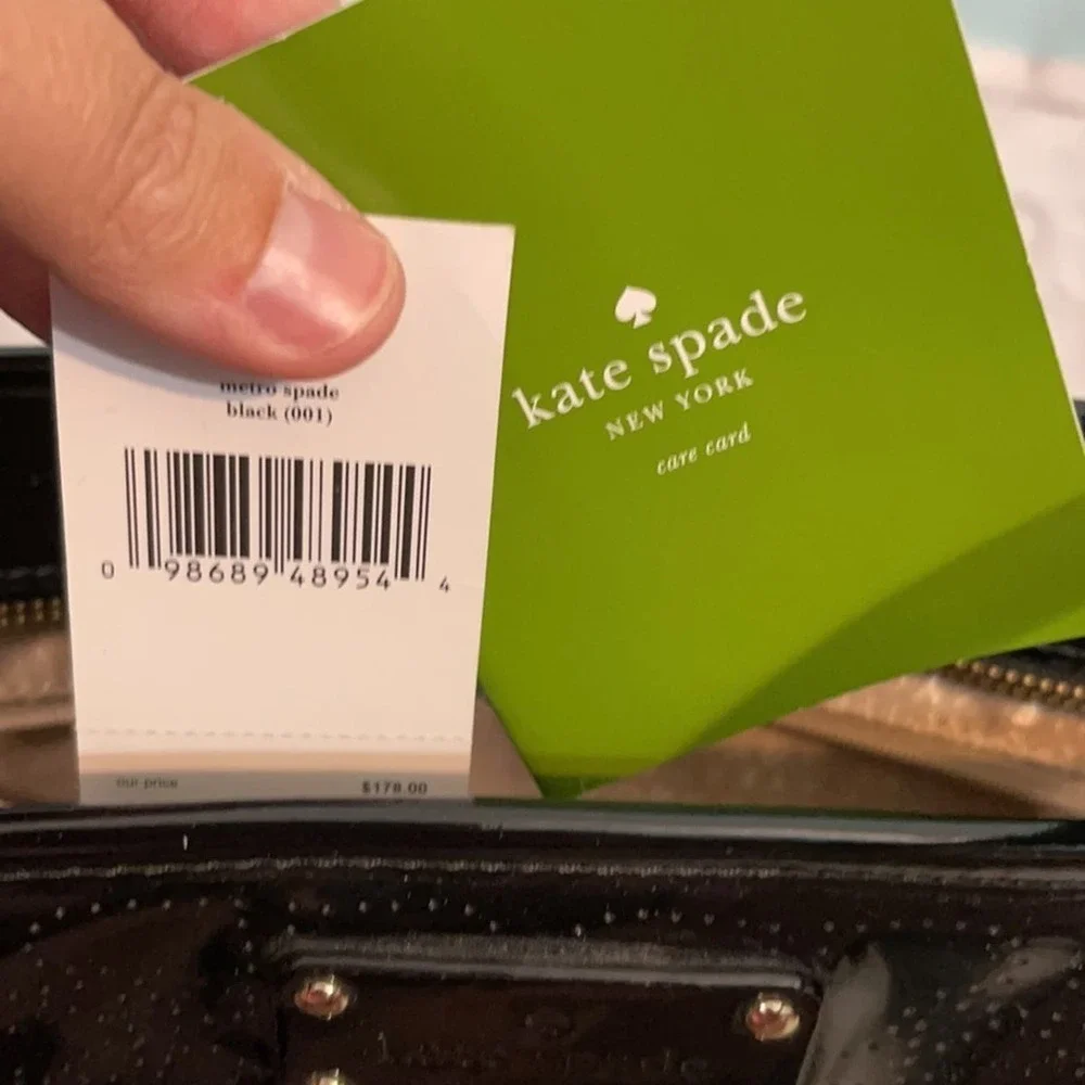 Kate Spade Small Harmony Metro Spade Black